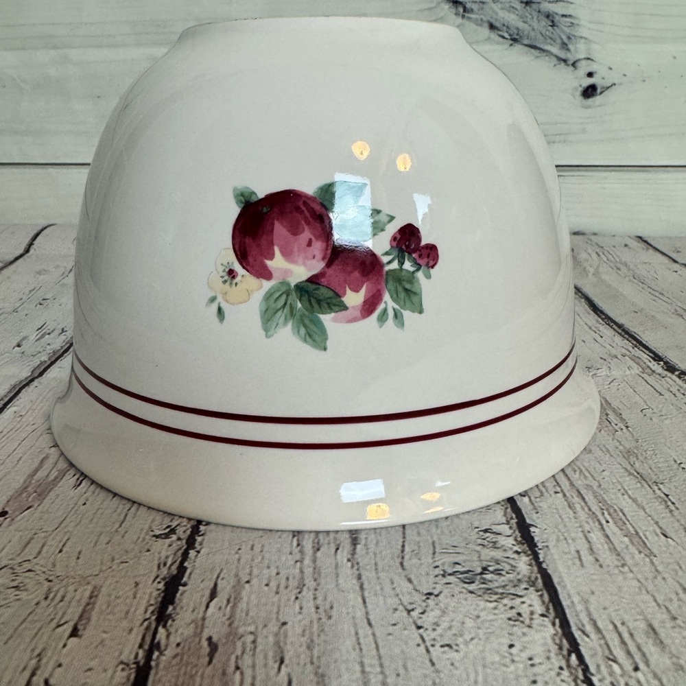 Floral Fruit Design Large Ceramic Bowl - Picture 2 of 7
